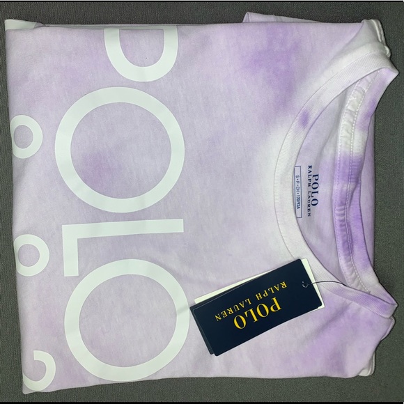 Ralph Lauren Purple Tie Dye T Shirt - Picture 4 of 4